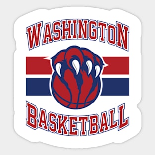 Washington Basketball Sticker